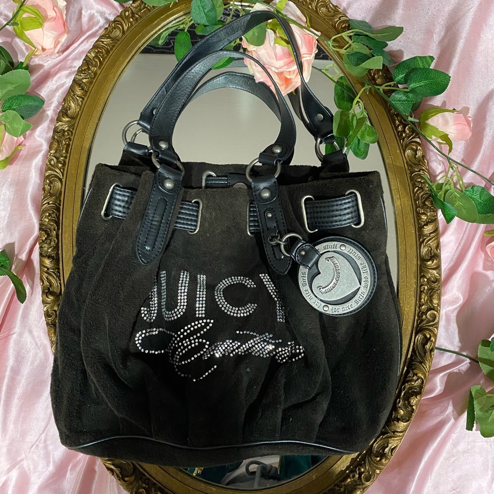 AUTHENTIC juicy contour velour purse